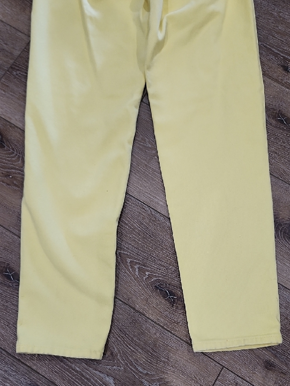 Jordache Vintage Lemon Yellow High Rise 80s 90s Straight Jeans Indie Colorful 8 - Picture 7 of 9
